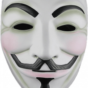 V For Vendetta Mask PNG Cutout