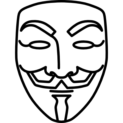 V For Vendetta Mask PNG Image