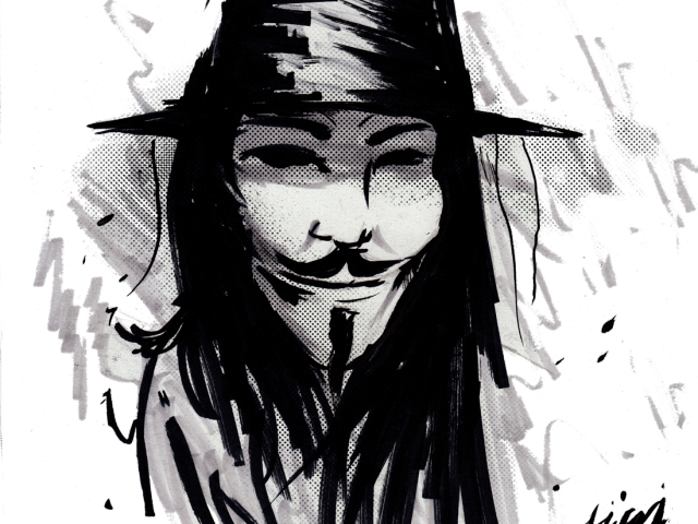 V For Vendetta PNG