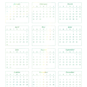 Vector 2023 Calendrier PNG