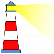 Vector Lighthouse PNG Image