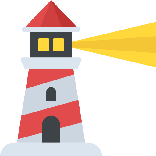 Vector Lighthouse PNG Image File