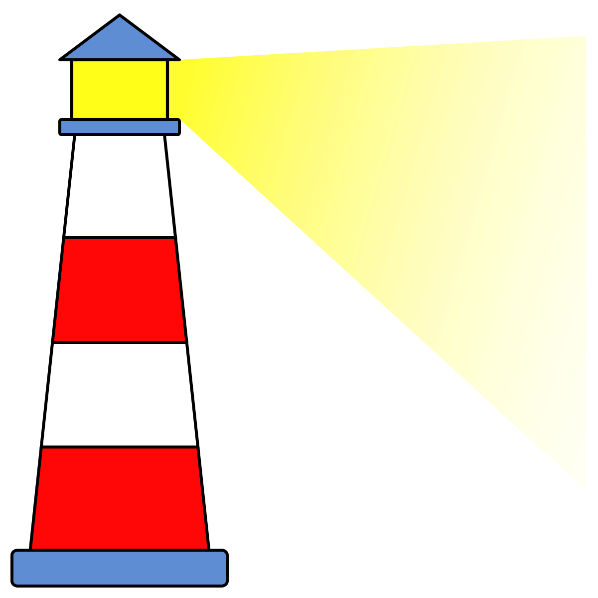Vector Lighthouse PNG Image