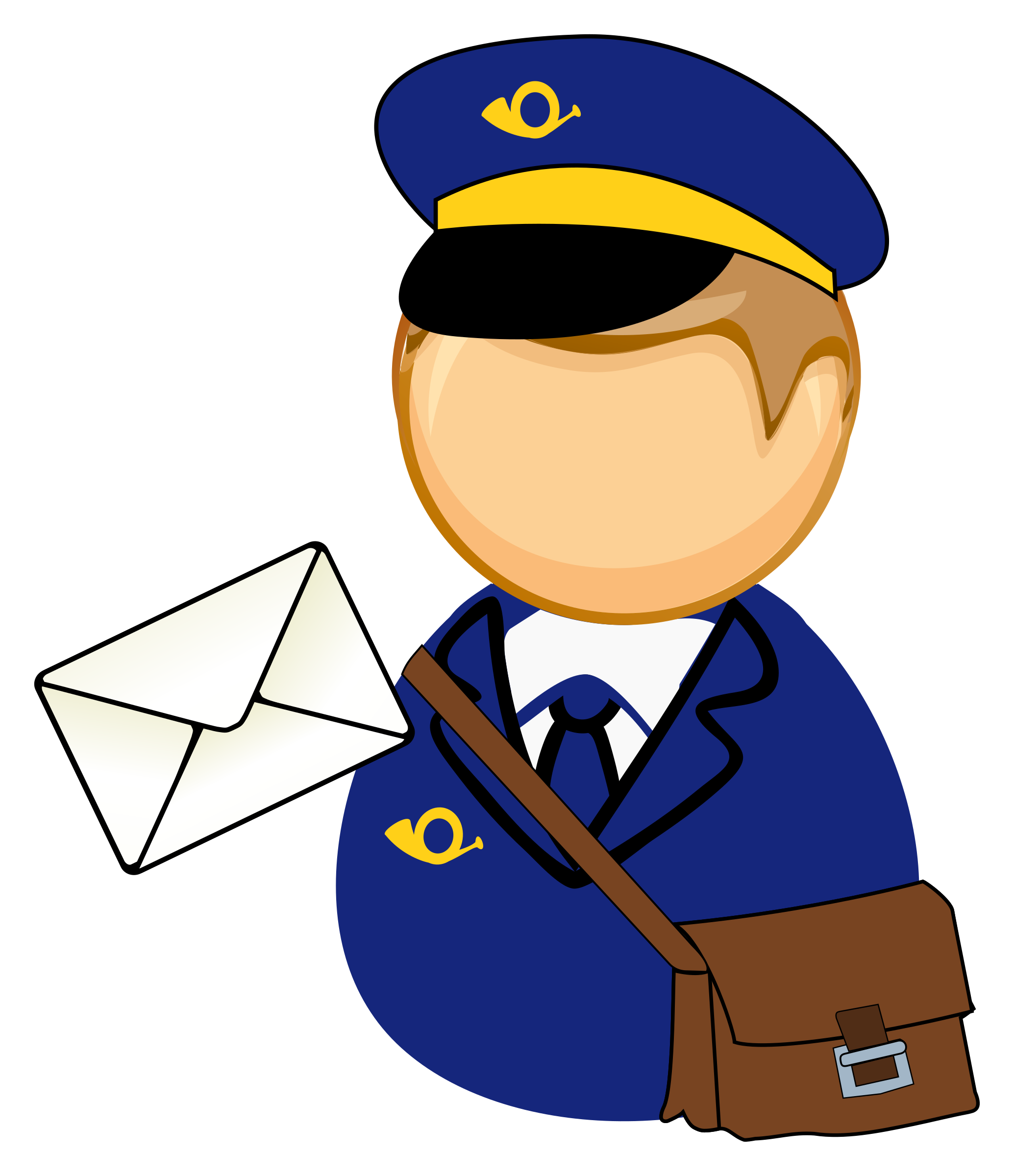 Vector Postman PNG Clipart