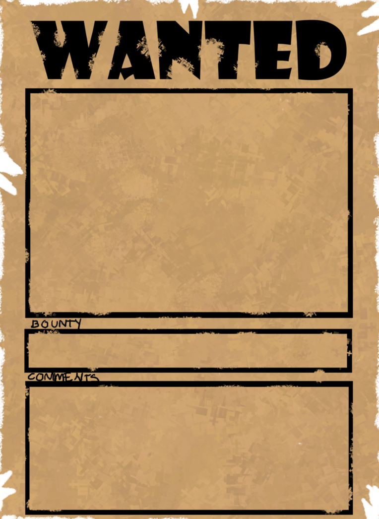 Wanted Frame Poster PNG Image