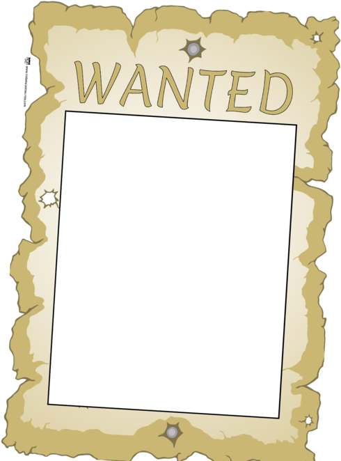 Wanted Frame Poster PNG Photo