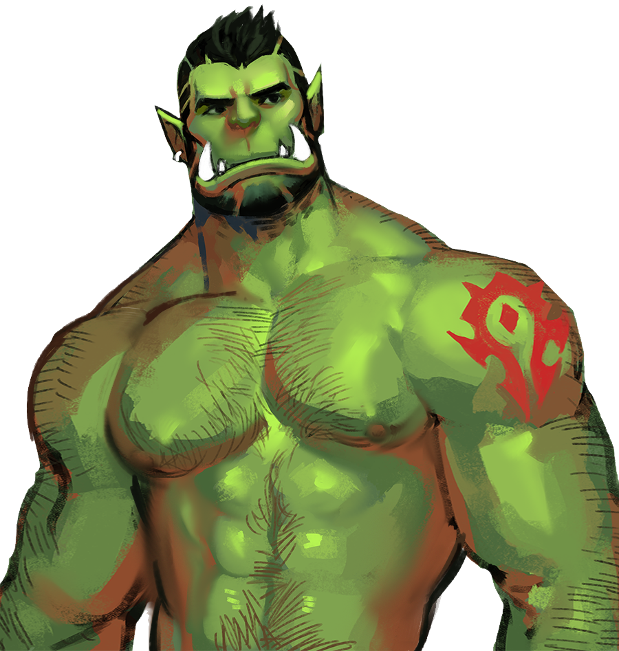 Warrior Orc PNG File
