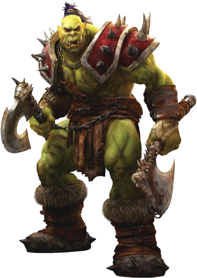 Warrior Orc PNG Pic