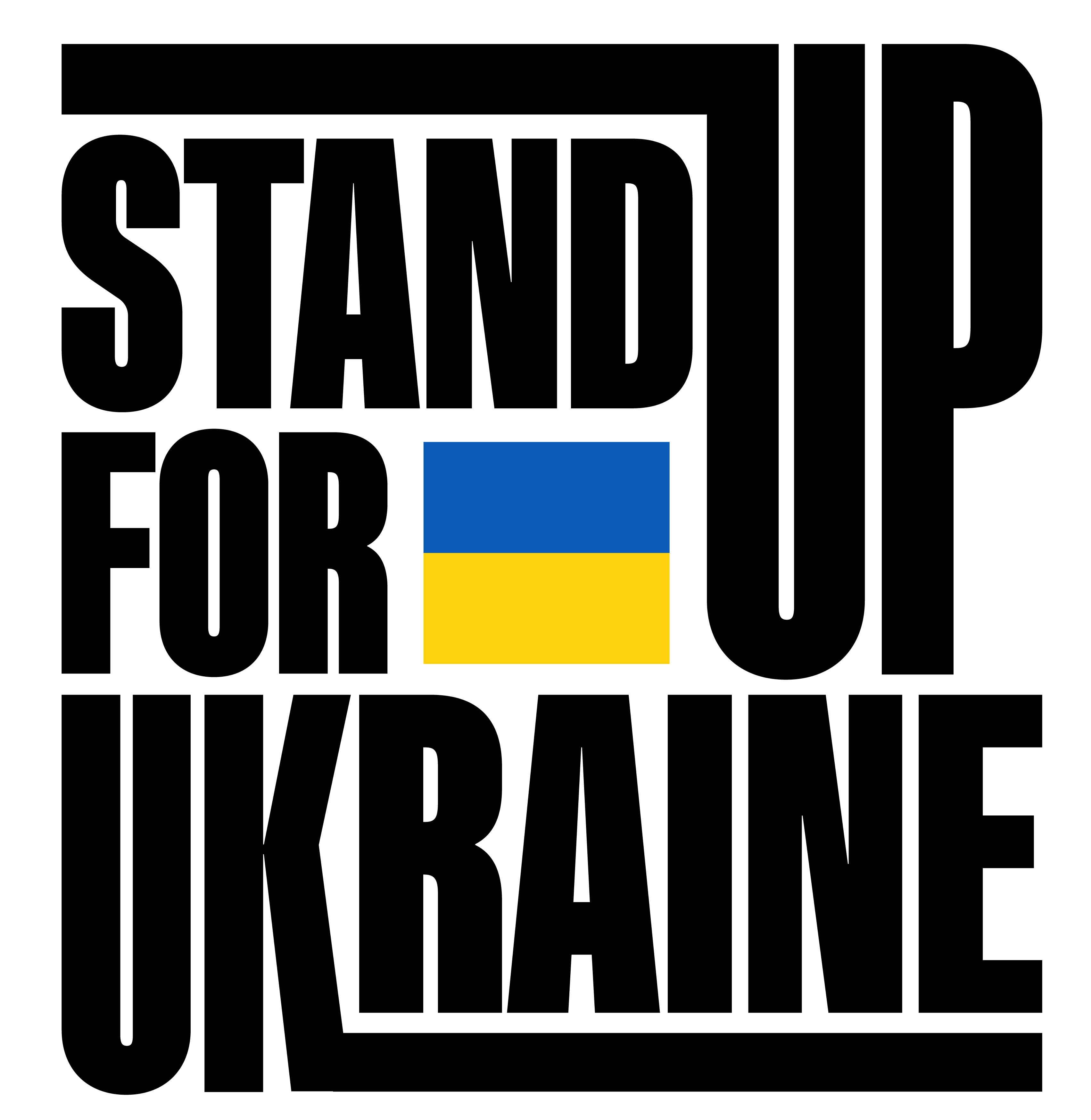 We Stand With Ukraine PNG Image