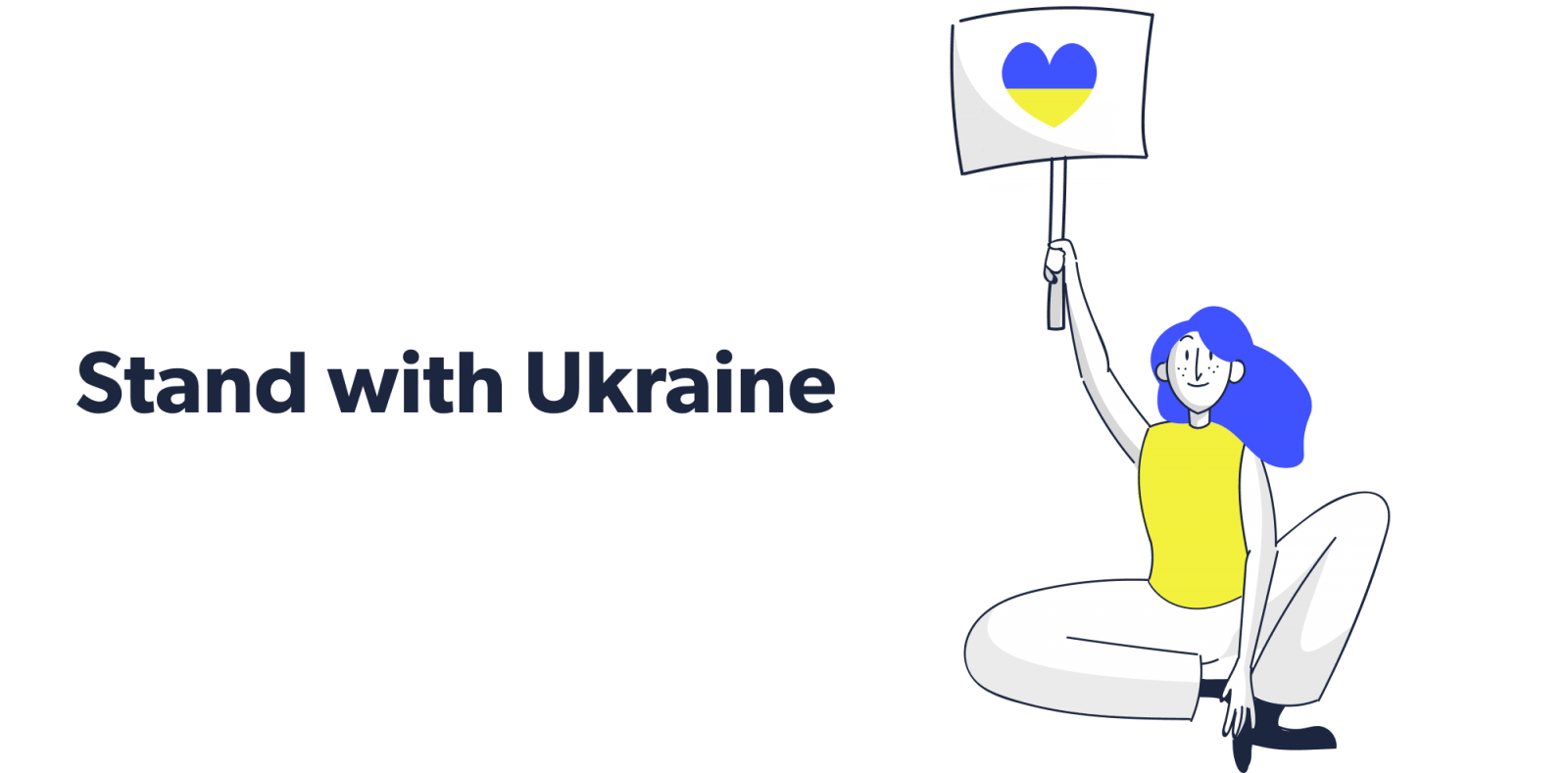 We Stand With Ukraine PNG Images