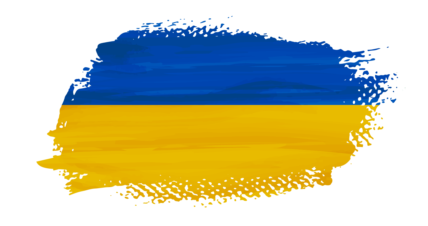 We Support Ukraine Flag PNG Images