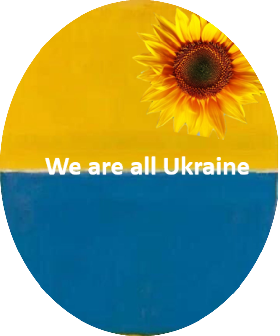 We Support Ukraine Flag PNG Pic