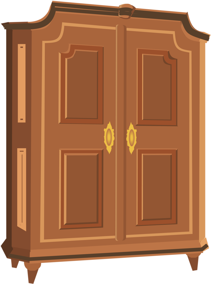 Wooden Closet PNG File