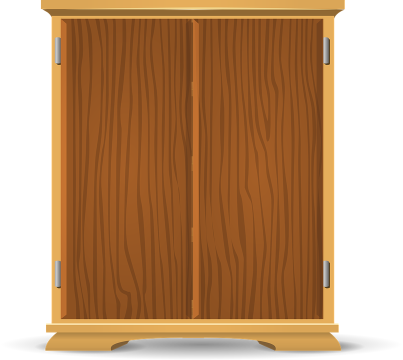 Wooden Closet PNG Pic