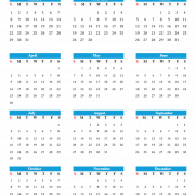 Anno 2023 File PNG del calendario