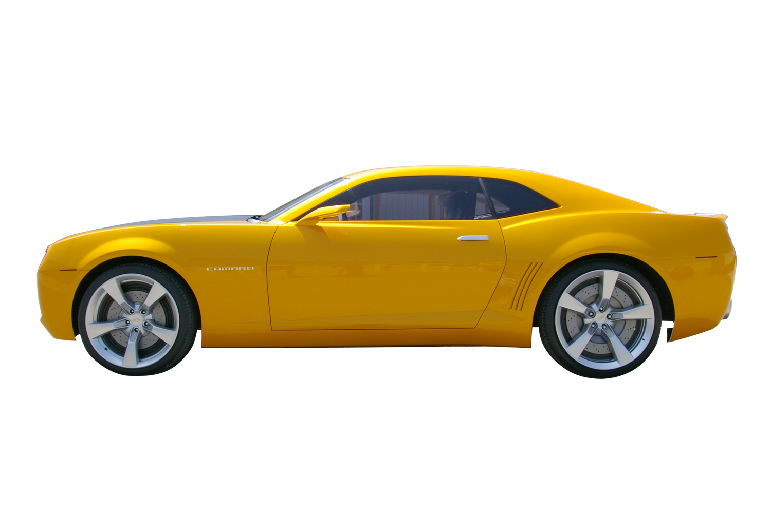 ภาพ Camaro PNG สีเหลือง