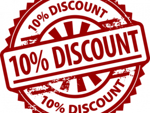 10% Discount PNG