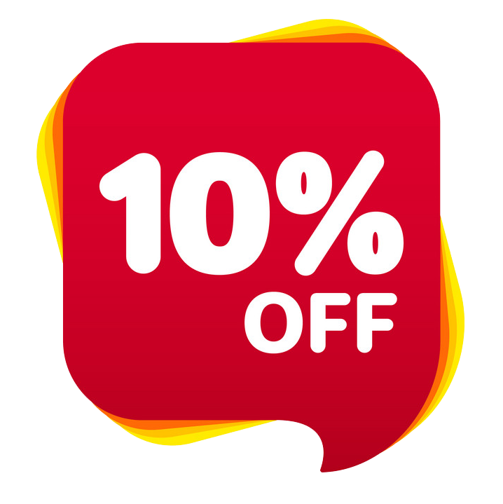 10% Discount PNG Image