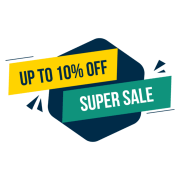 10% Off Sign PNG Image