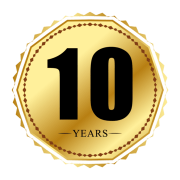 10 Years Anniversary PNG Clipart