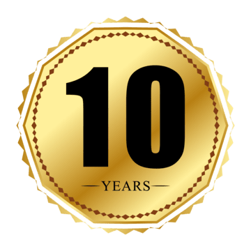 10 Years Anniversary PNG Clipart