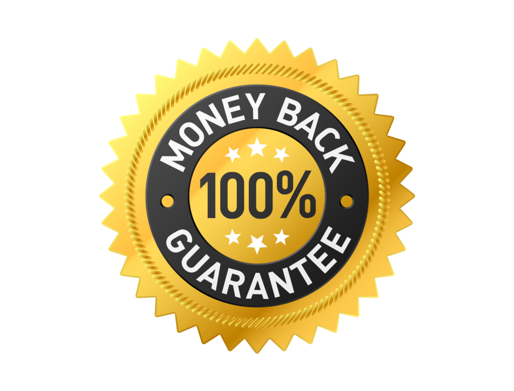 100% Money Back Guarantee PNG Cutout