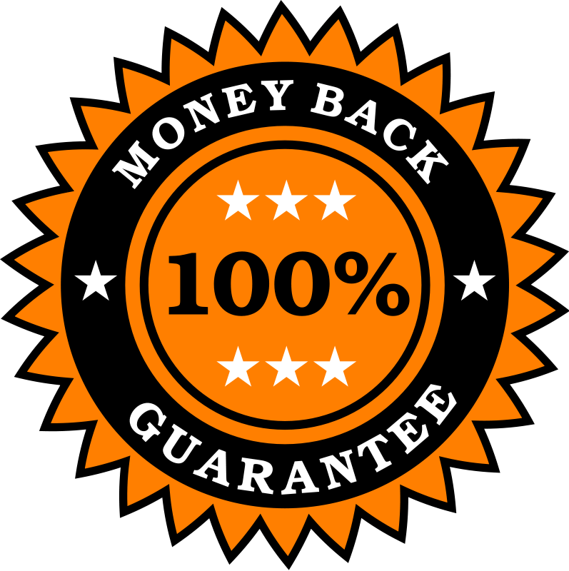 100% Money Back Guarantee PNG Images