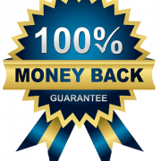 100% Money Back Guarantee PNG Pic