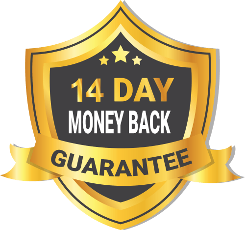 14 Days Money Back Guarantee PNG Image File
