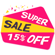 15% Off Discount PNG Image