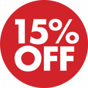15% Off Discount PNG Photo