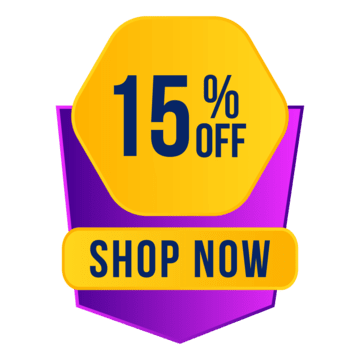 15% Off Discount PNG