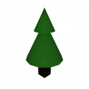 3D Christmas Tree PNG Free Image
