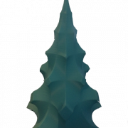 3D Christmas Tree PNG Image