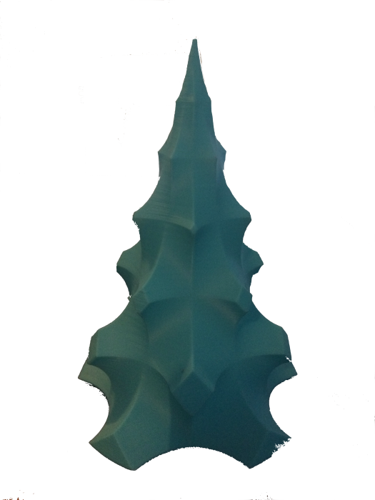 3D Christmas Tree PNG Image