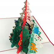 3D Christmas Tree PNG Images