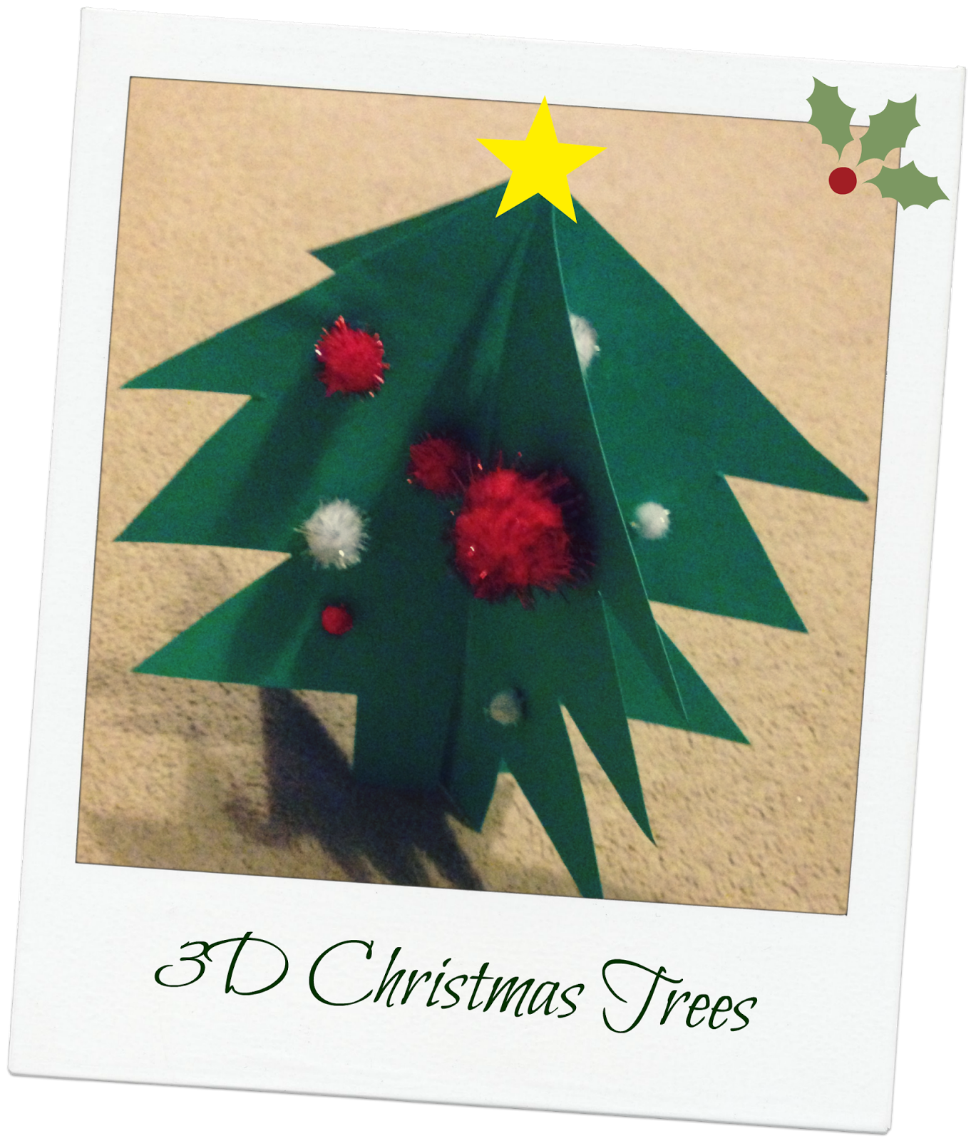 3D Christmas Tree PNG