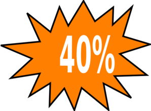 40% Discount PNG File