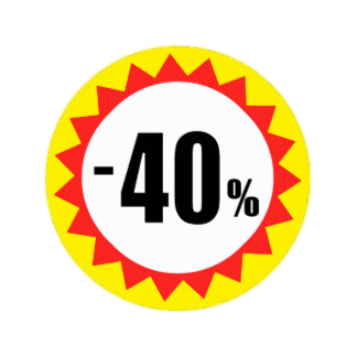 40% Discount PNG