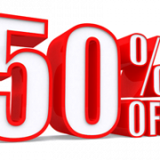50% Discount PNG Pic