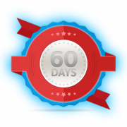 60 Days Money Back Guarantee Transparent