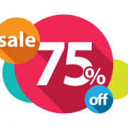 75% Discount PNG Photo