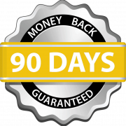 90 Day Money Back Guarantee PNG Cutout
