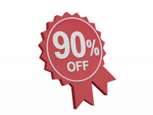 90% Discount PNG