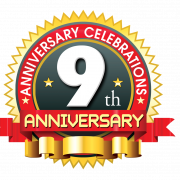 9th Anniversary PNG