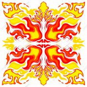 Abstract Flame PNG