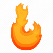 Abstract Flame PNG Image