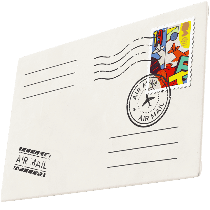 Air Mail Envelope No Background