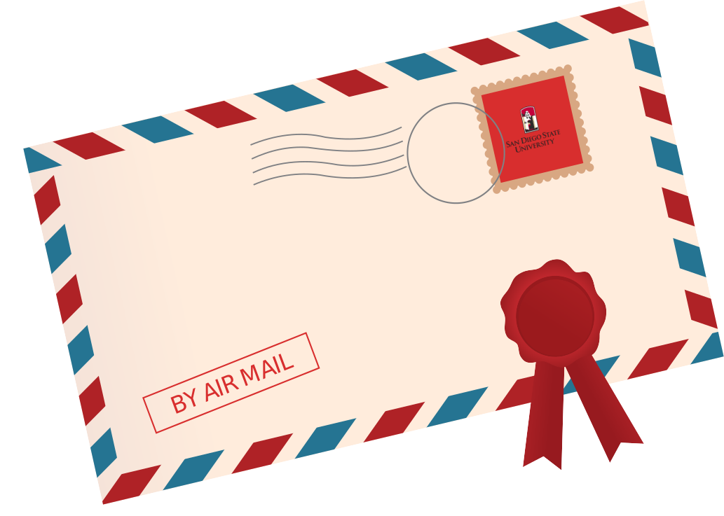 Air Mail Envelope PNG Photos