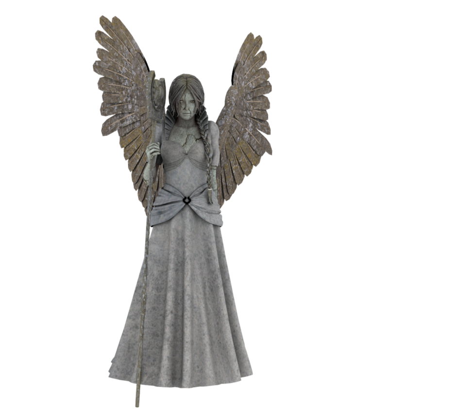 Angel Monument PNG Cutout
